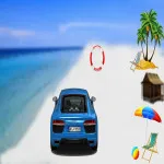 PLay Mega Water Surface Car Racing Game 3D now!